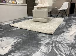 Epoxy and Carpet Flooring
